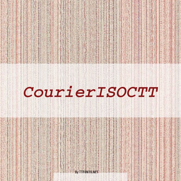 CourierISOCTT example