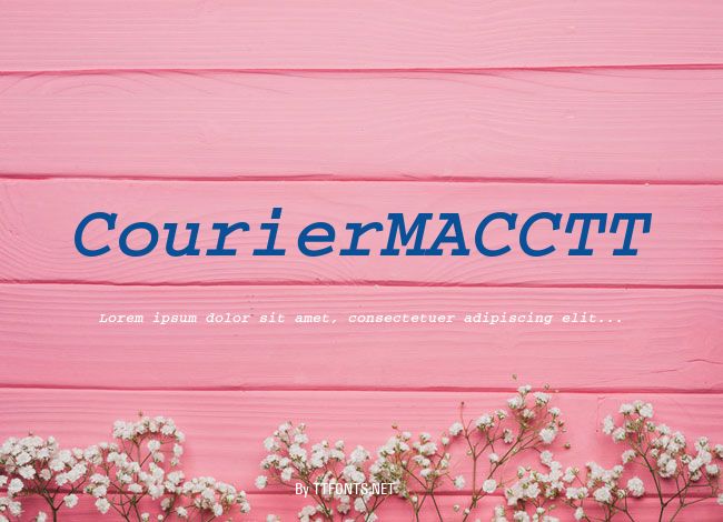 CourierMACCTT example