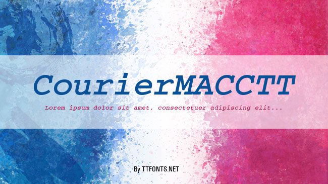 CourierMACCTT example