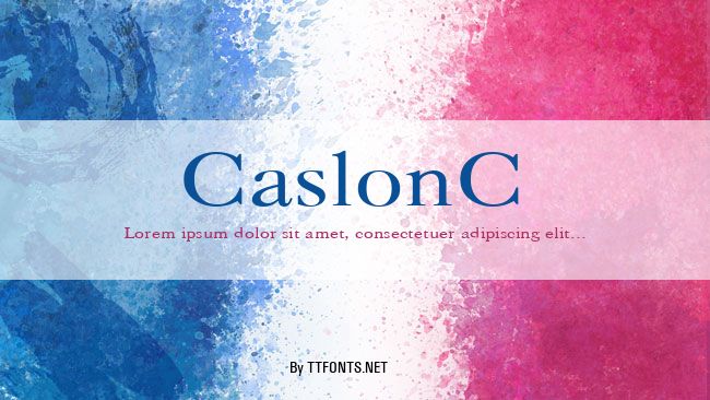 CaslonC example