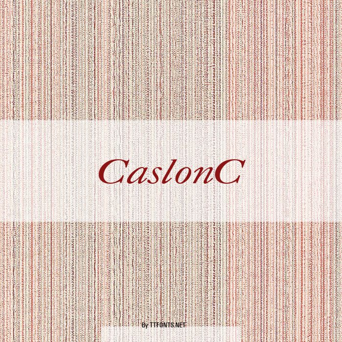 CaslonC example