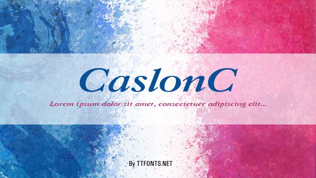 CaslonC example