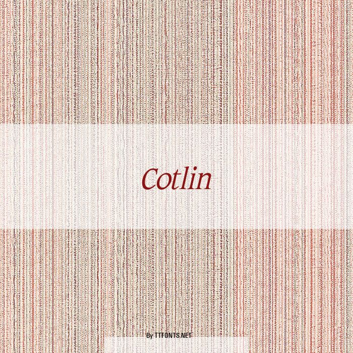 Cotlin example