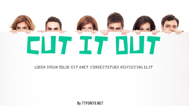 Cut It Out example