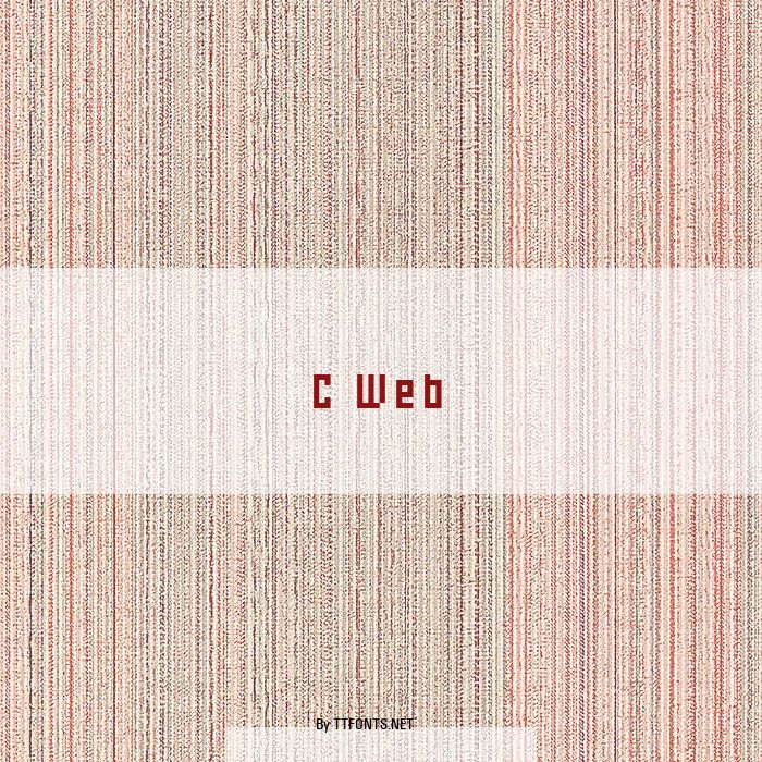 C Web example