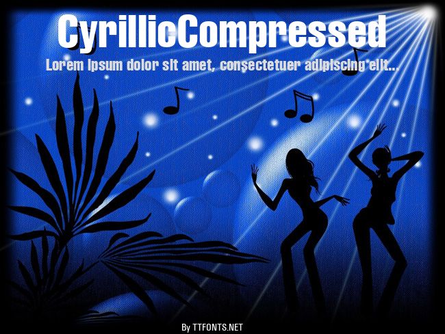 CyrillicCompressed example