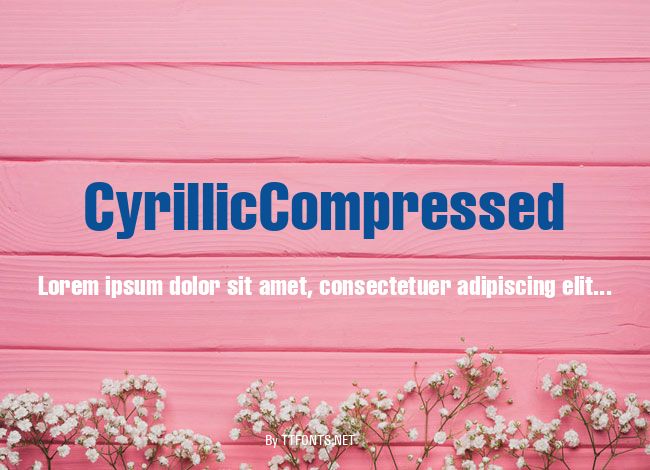 CyrillicCompressed example