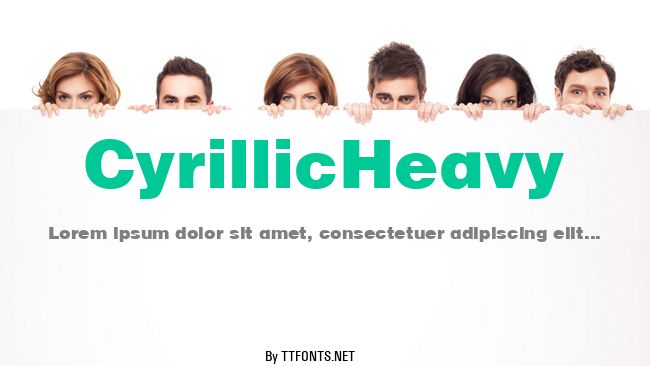 CyrillicHeavy example