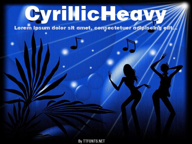CyrillicHeavy example