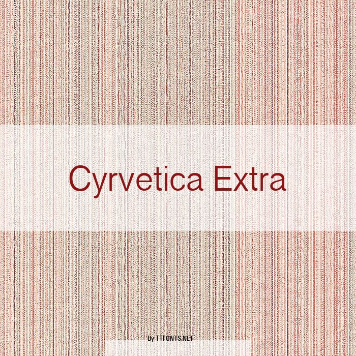 Cyrvetica Extra example