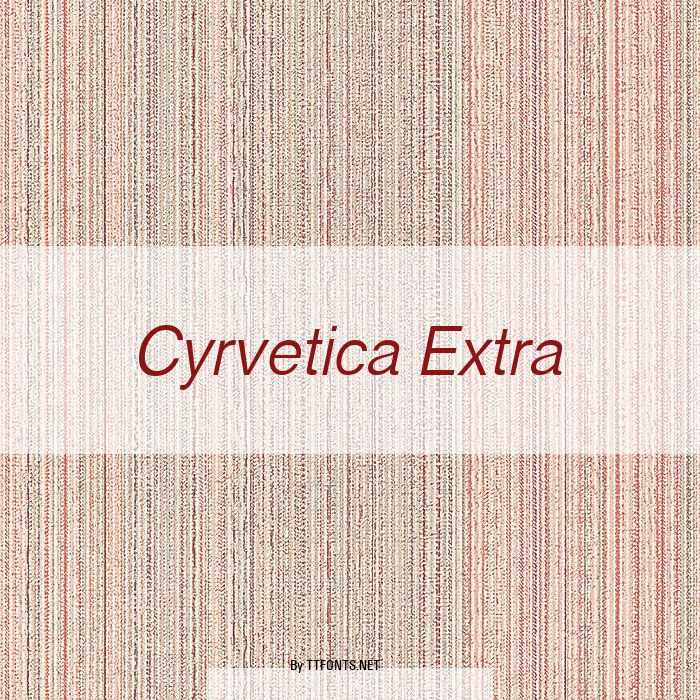 Cyrvetica Extra example