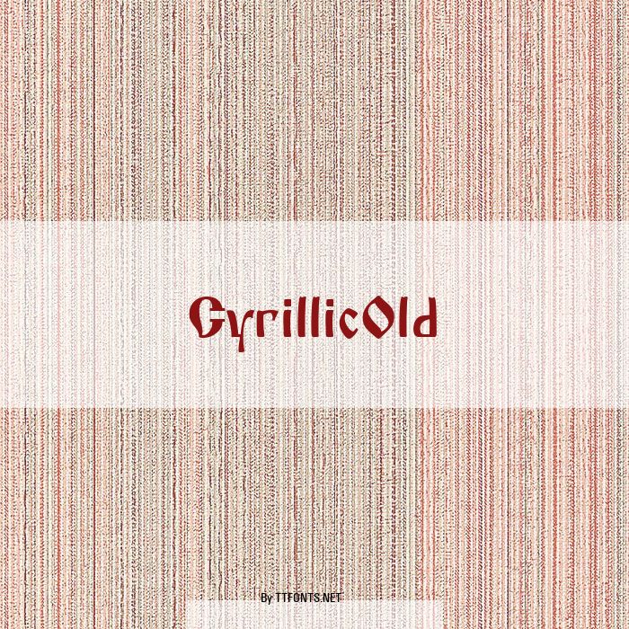 CyrillicOld example