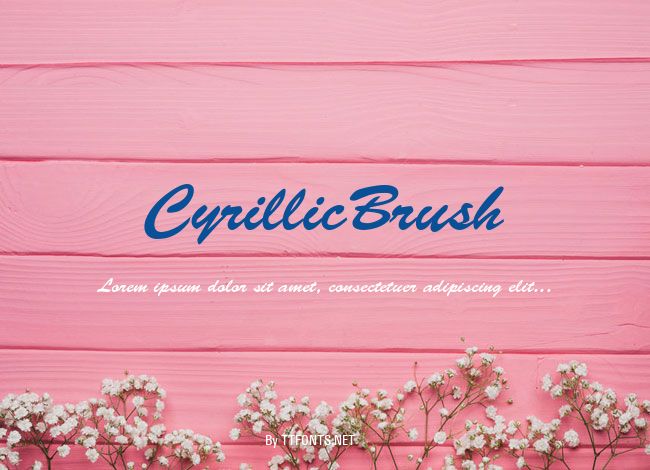 CyrillicBrush example