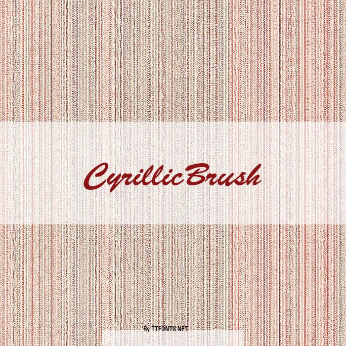 CyrillicBrush example