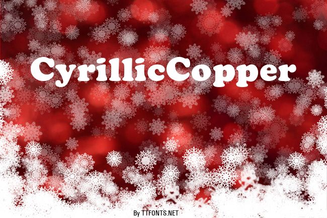 CyrillicCopper example