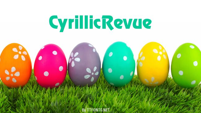 CyrillicRevue example