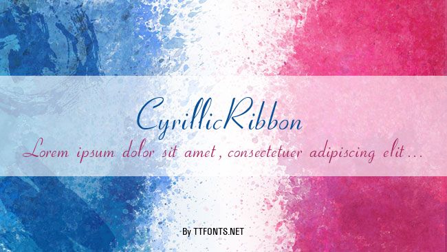 CyrillicRibbon example