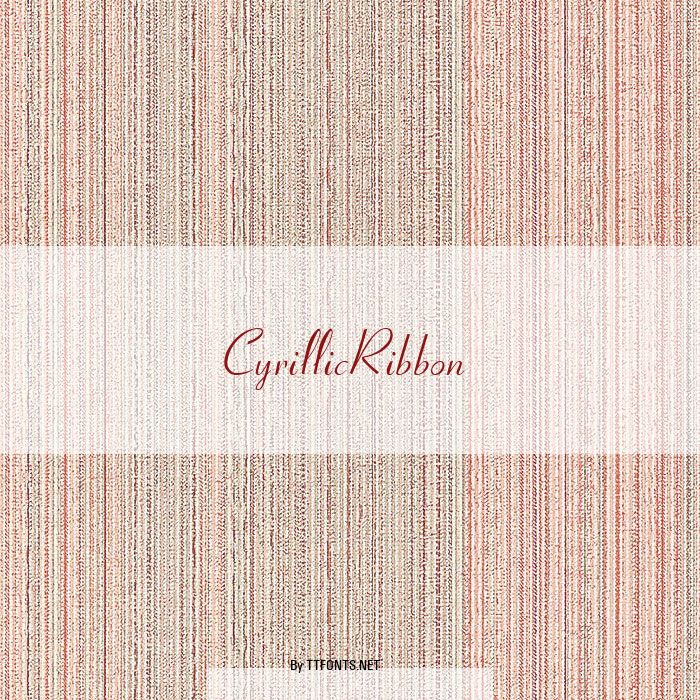 CyrillicRibbon example