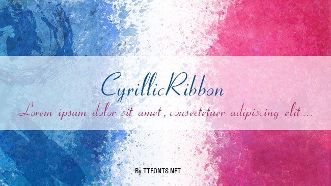 CyrillicRibbon example