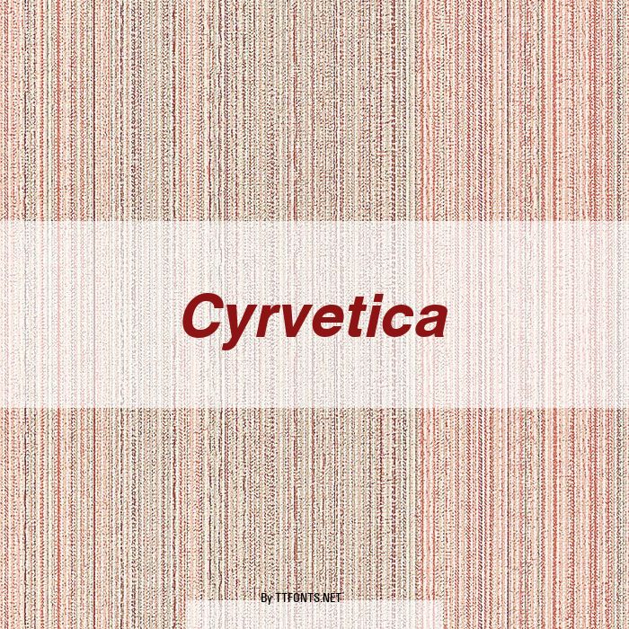 Cyrvetica example