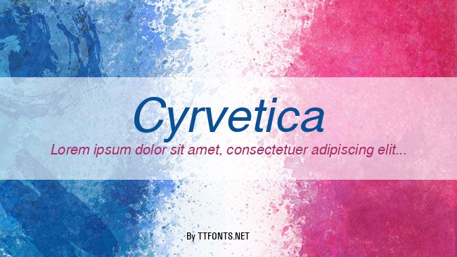 Cyrvetica example