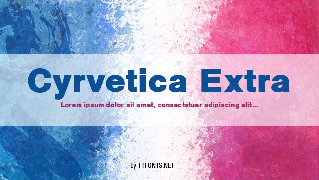 Cyrvetica Extra example