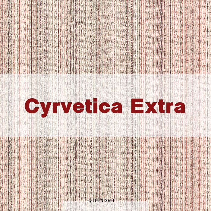 Cyrvetica Extra example