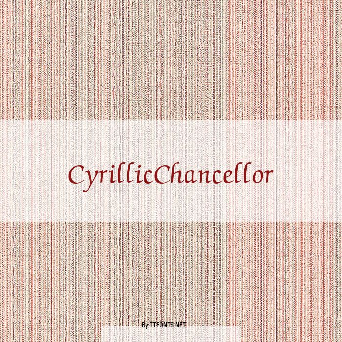 CyrillicChancellor example