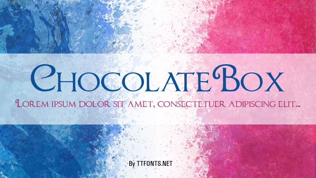 ChocolateBox example