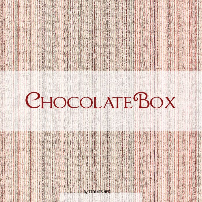 ChocolateBox example