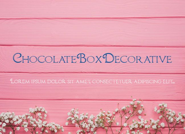 ChocolateBoxDecorative example