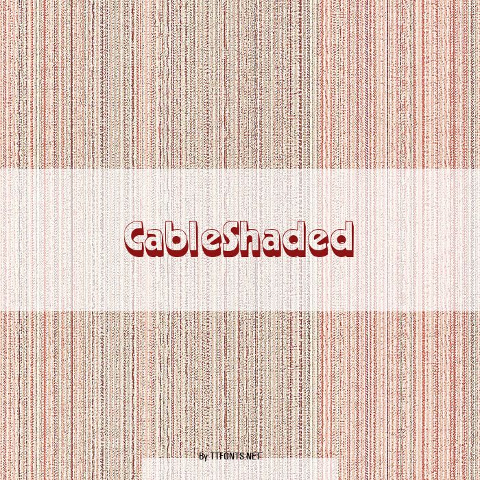 CableShaded example