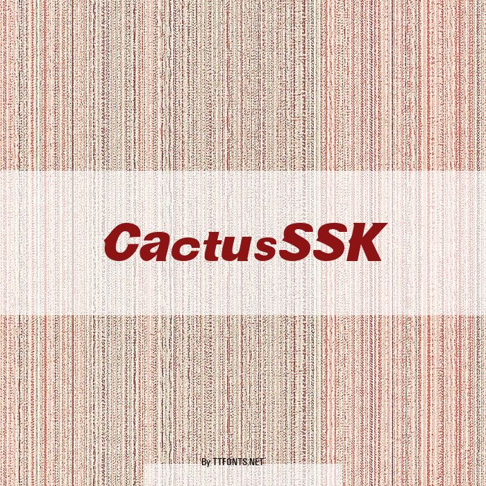 CactusSSK example