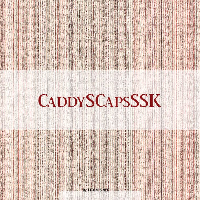 CaddySCapsSSK example