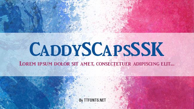 CaddySCapsSSK example