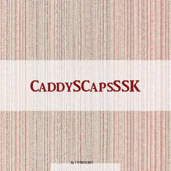 CaddySCapsSSK example