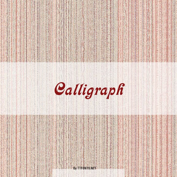 Calligraph example