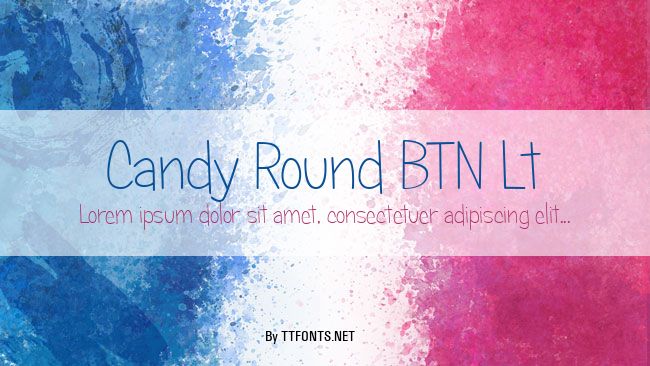 Candy Round BTN Lt example
