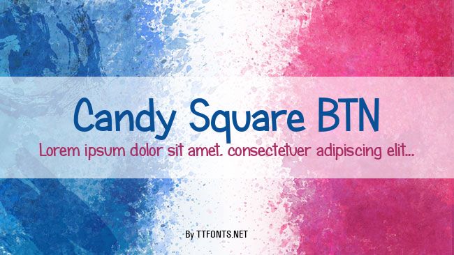 Candy Square BTN example