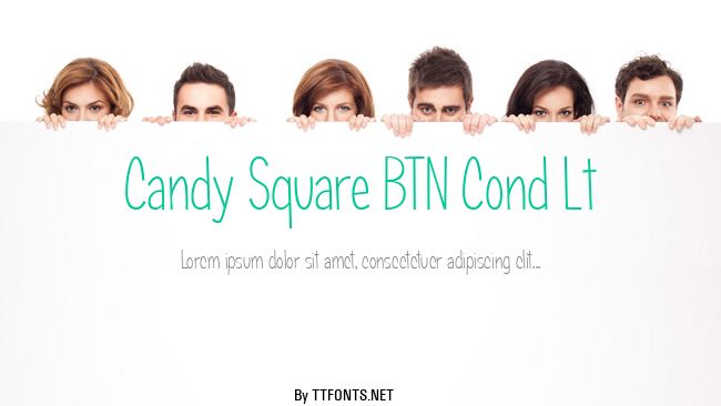 Candy Square BTN Cond Lt example