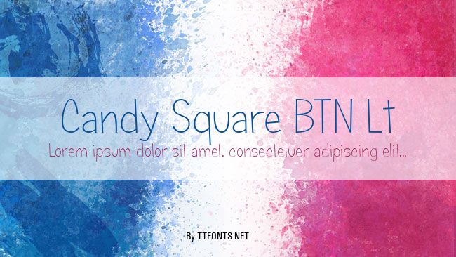 Candy Square BTN Lt example