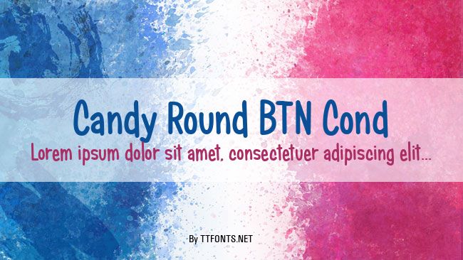 Candy Round BTN Cond example