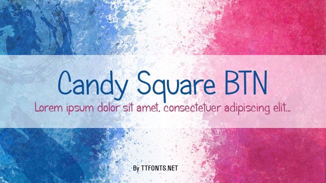 Candy Square BTN example