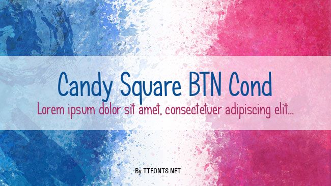 Candy Square BTN Cond example