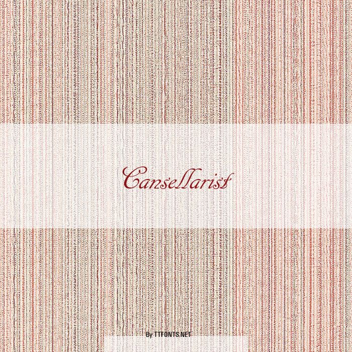 Cansellarist example