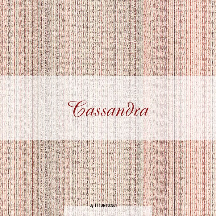 Cassandra example