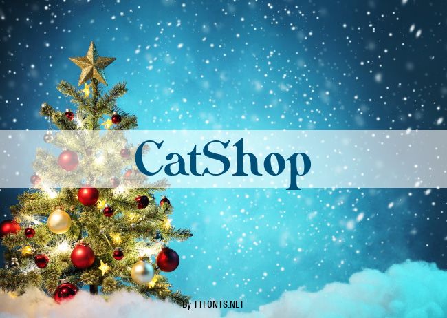 CatShop example