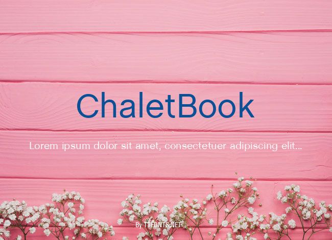 ChaletBook example