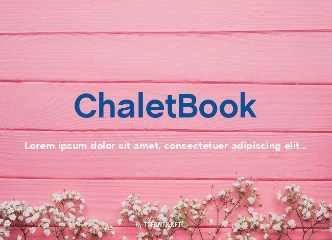 ChaletBook example