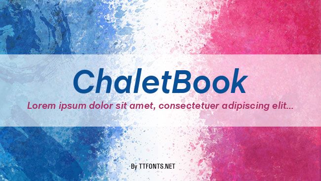 ChaletBook example
